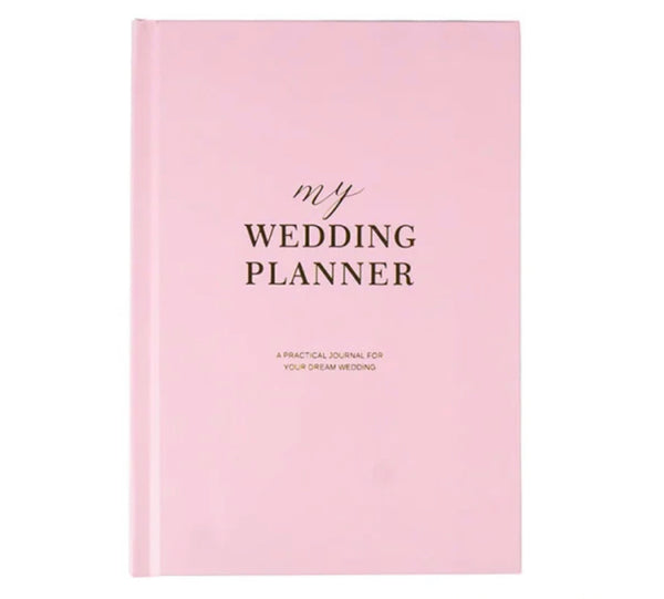Pink wedding planner book