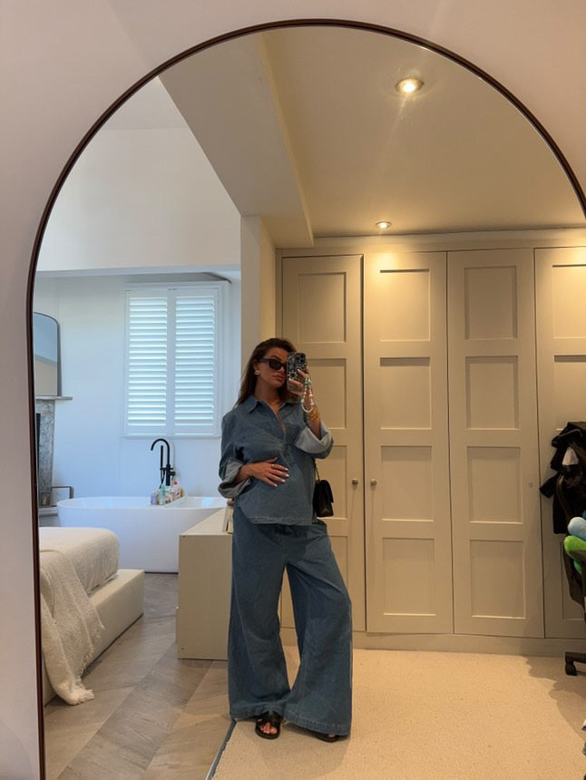 Denim Shirt and Trousers Co Ord