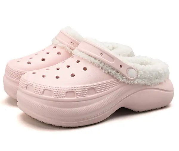 Fluffy Crocs