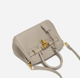 The Mini Handbag Pu crossbody bag, featuring gold hardware, is a chic and compact accessory