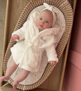Baby White Soft Embroidered Dressing Gown