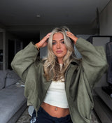 Suede Style oversized Pocket Jacket various colours