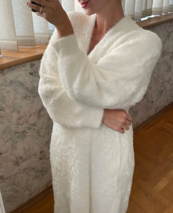 Long duster cardigan