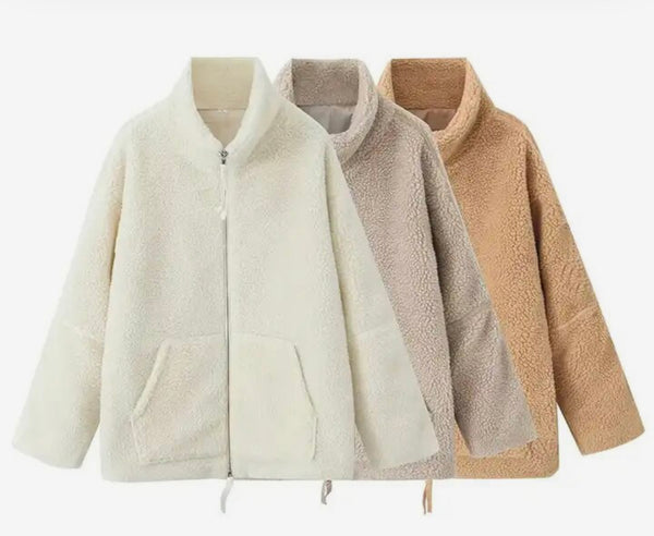 Fleece Winter Jacket Zip Up
