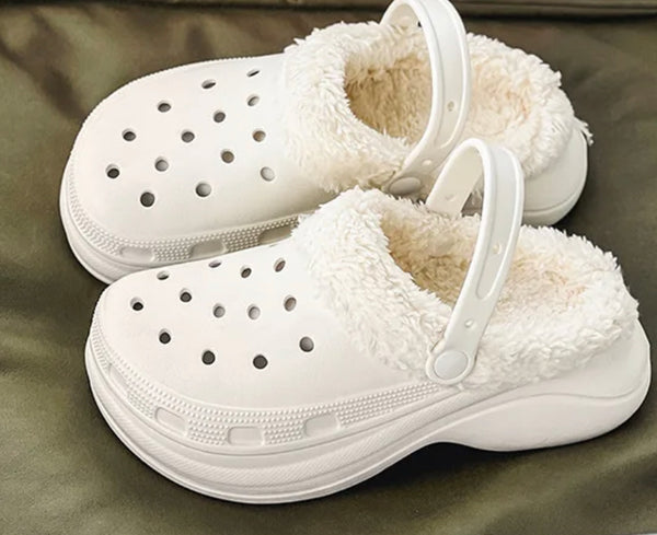 Lined Fluffy Crocs