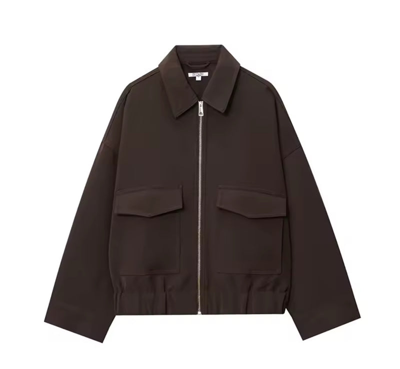 Brown Bomber Jacket
