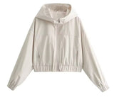 Cream/ white Loose Jacket