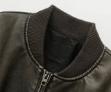 vintage leather jacket