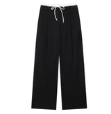 Wide Leg Tie Waist Trousers