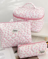 Makeup Bag Pink Bow S\M\L