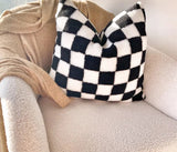 Checked Cushion Cover