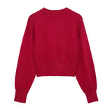 Red Cardigan Heart Buttons