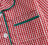 Red or Green Check Kids Pyjamas