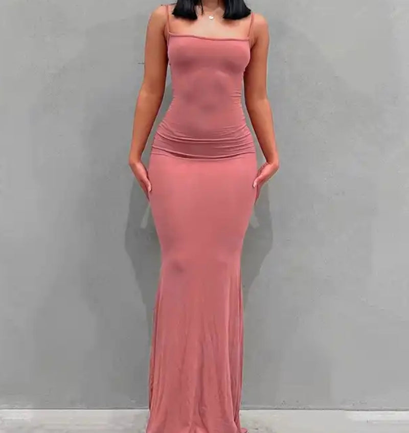 Super Soft Tight Maxi Dress