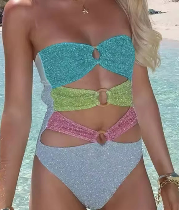Shimmer Pastel Swimsuit