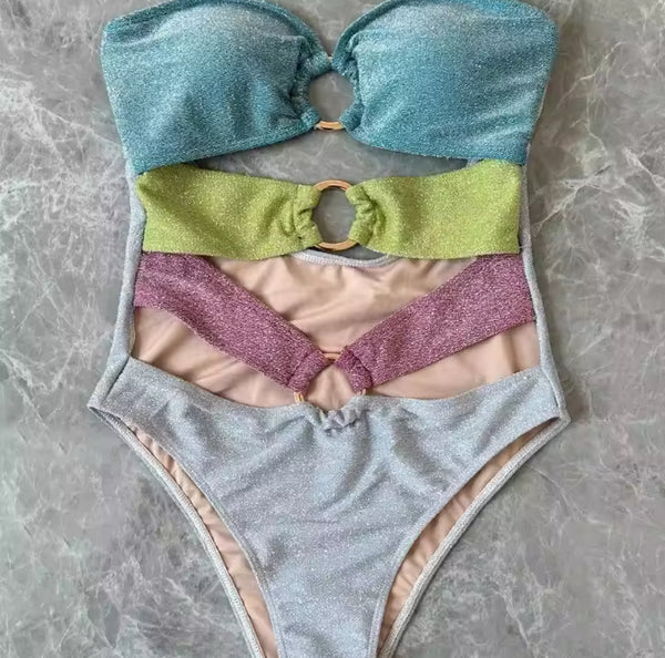 Shimmer Pastel Swimsuit