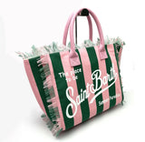 Green and Pink Saint Barth Bag