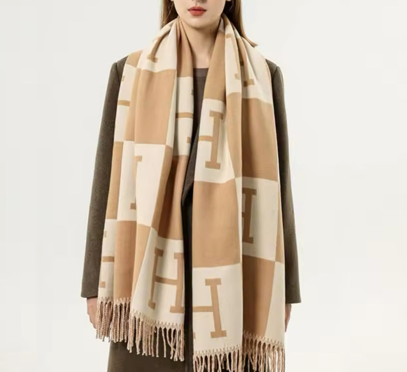 H Wool Scarf