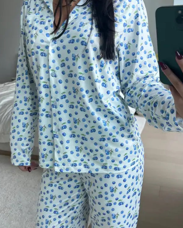 Blueberry Pyjamas Set