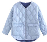 Powder Blue Quilted Jacket