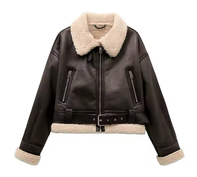 Brown Sherling Jacket