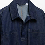 Dark Blue Denim Pocket Shirt