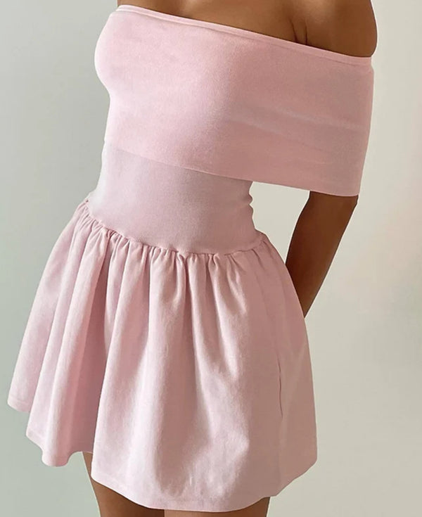 Off Shoulder Mini Dress