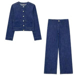 Denim Co ord Jacket and Jeans Set