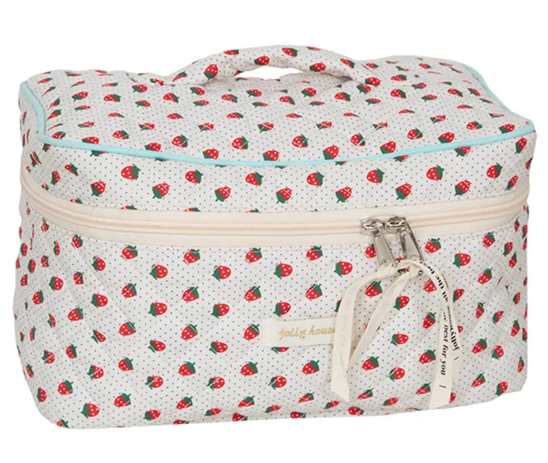 Strawberry Large Makeup Bag