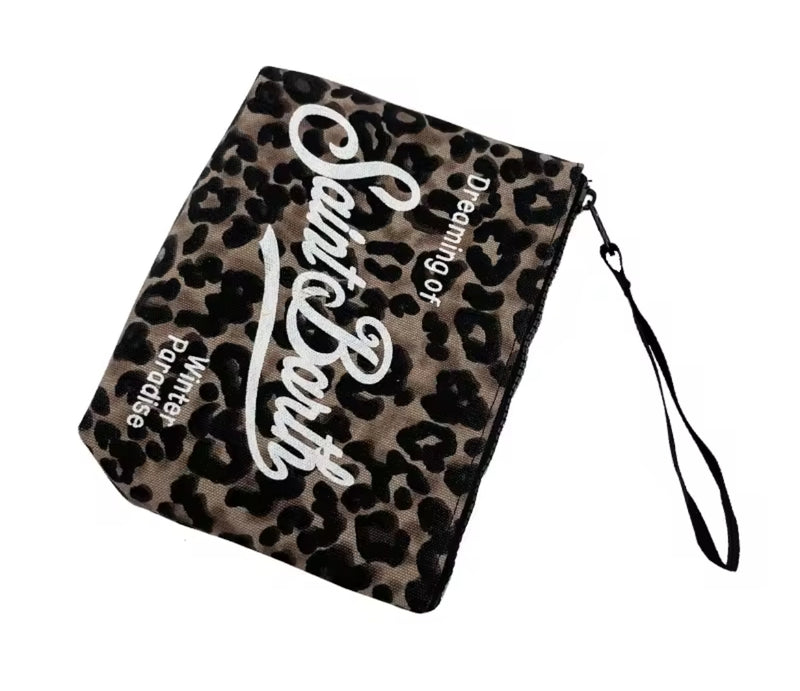 Leopard Print Clutch