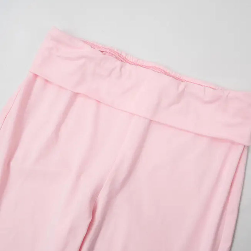 Super Soft Pink Top & Trouser Co Ord