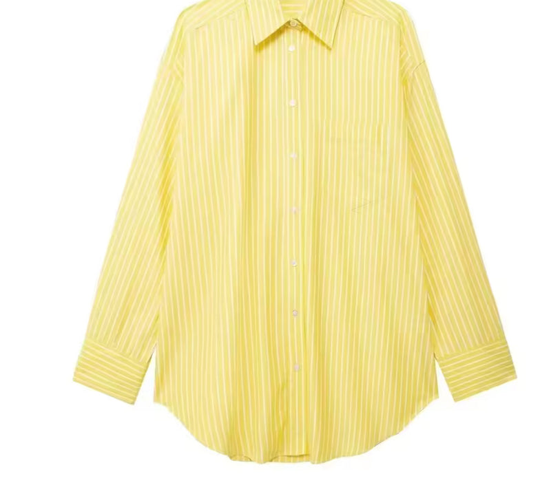 Yellow Stripe Shirt