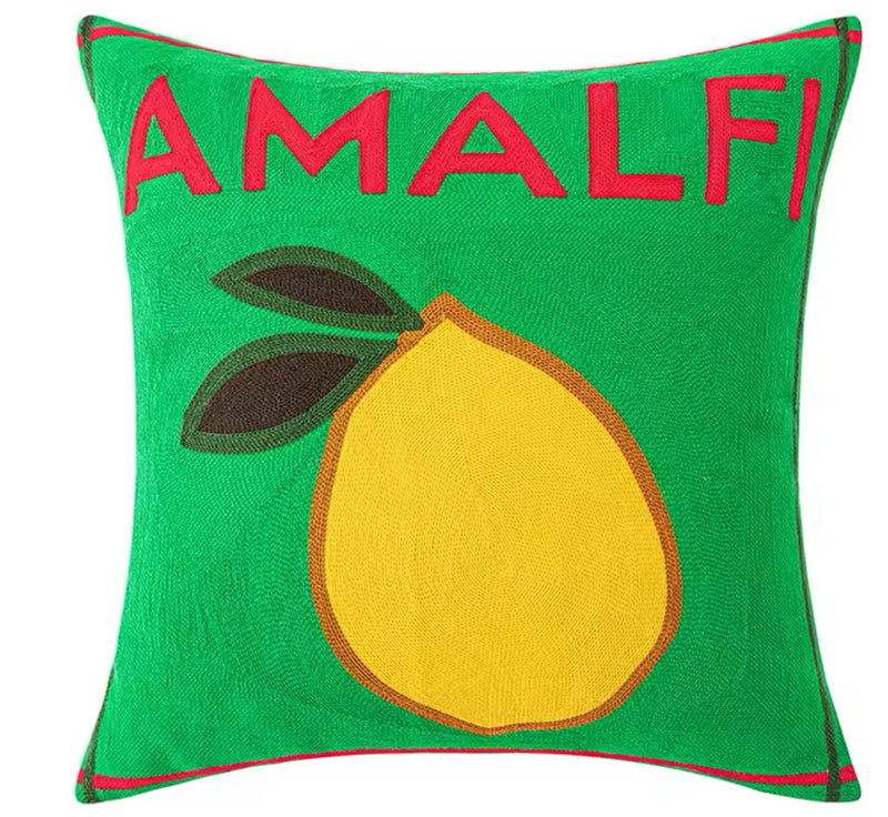 Amalfi Green Pillow Case 45x45