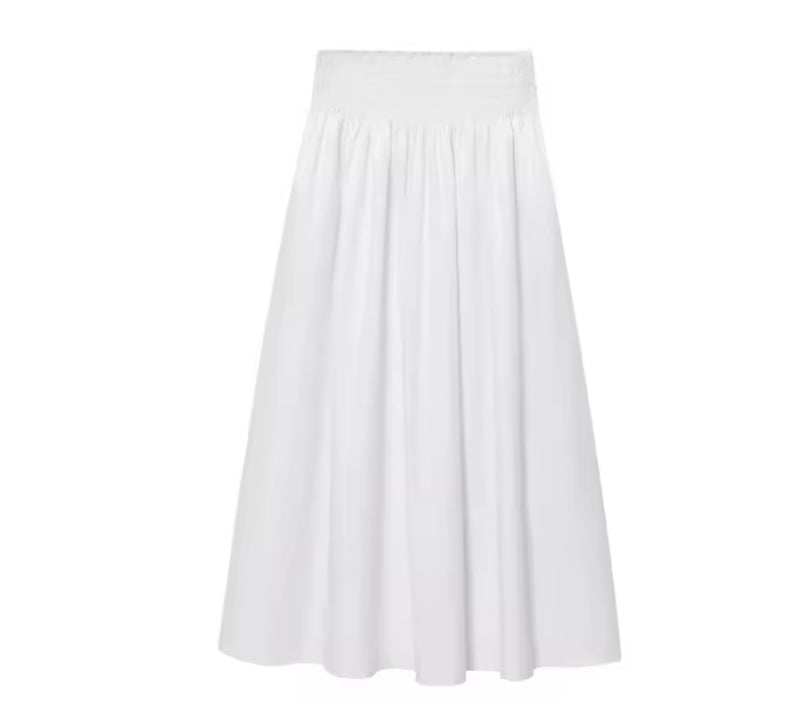 White Long Skirt