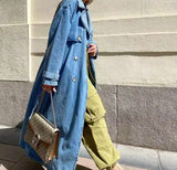 Denim Trench Coat