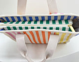 Stripe Coloured Beach Bag