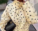 Yellow Polka Dot Jacket