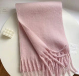 Light Pink Thick Cashmere Scarf