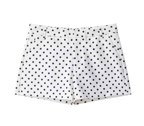 Polka Dot Shorts (Jacket Sold Separately)
