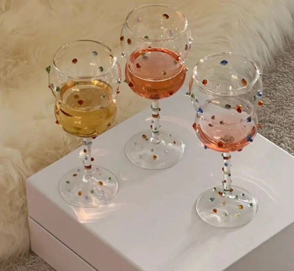 Colourful Wine Glass Goblet