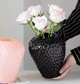 Black Medium Strawberry Vase