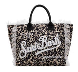 Leopard Print Beach Bag