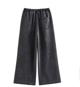 Denim Drawstring Trousers