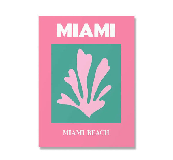 Miami Wall Poster (not framed)