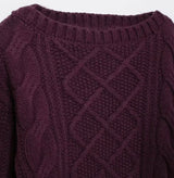 Burgundy / purple Pullover Sweater