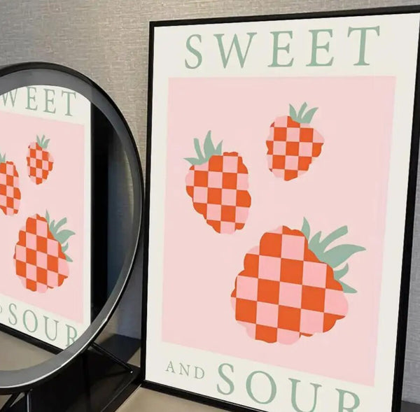 Sweet & Sour Strawberry Poster (not framed)