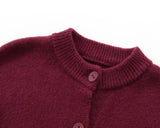 Burgundy Super Soft Crop Cardigan