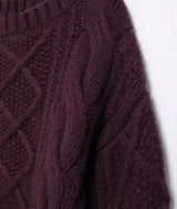 Burgundy / purple Pullover Sweater