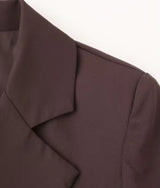 Brown Blazer Button Jacket