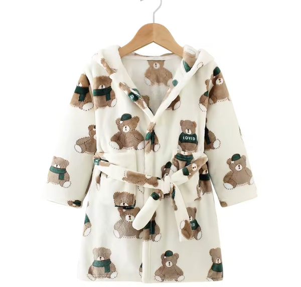 Kids Teddy Soft Robe